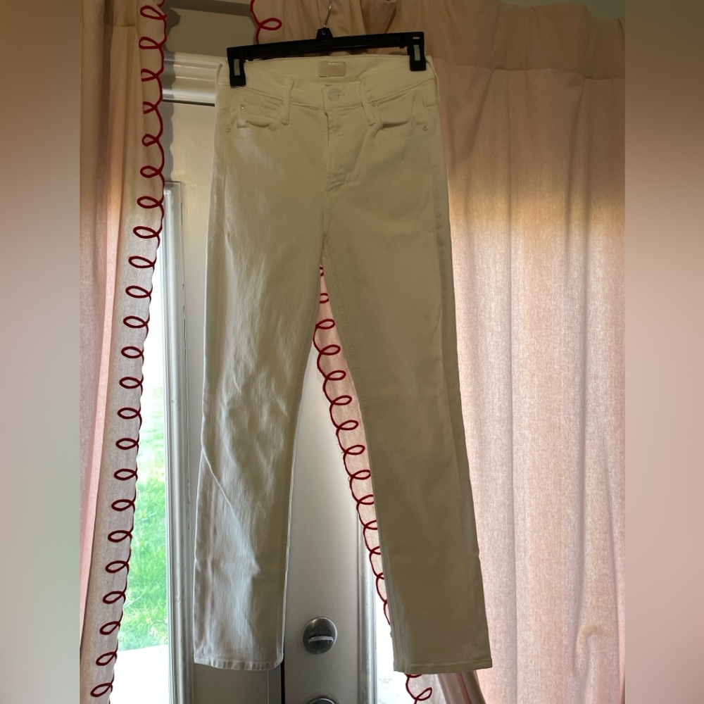 MOTHER WHITE JEANS SIZE 25